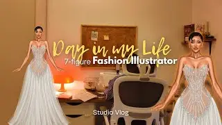 Life as a Fashion Illustrator in Nigeria | Digital and Manual Drawing Practice + I MADE A BOOK!🤭