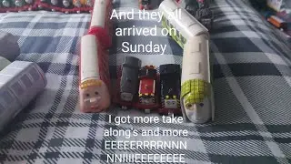 My unboxing review Video on take along diesels and Underground Ernie pullback trains part 2