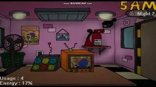 Funtime at Homers (Version Fnaf) (Segunda noche Parte 3/3) Cuarta parte