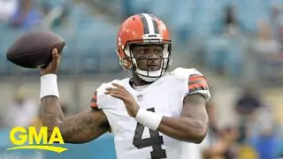 Deshaun Watson booed at preseason game l GMA
