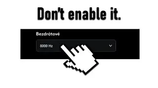 Don't use 8000hz polling rate on your mouse.