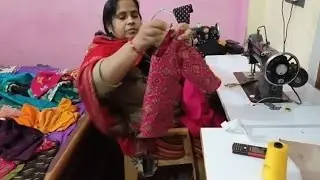 4 साल बच्ची का सलवार सूट कैसेसिलाई करें #छोटे छोटे कतरन से क्या सिलाई करें फुल बाजूकितने नाप ले