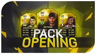 FIFA 16 | NEYMAR SIF, LACAZETTE IF... OMG!!!! | PACK OPENING | DoctorePoLLo