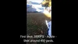 INSANE 1000PSI Air Cannon Shooting Videos