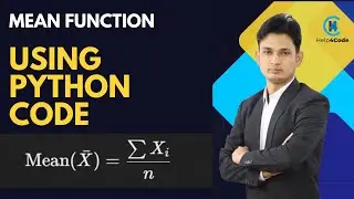 mean function  using Python programming | #statistics #datascience #pythonfunctions