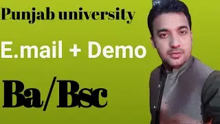 Pu Ba/Bsc online Exam E.mail + Demo