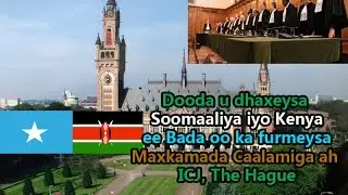Holland: Dacwada Muranka Bada Somaliya & Kenya oo ka furmeysa Maxkamada ICJ