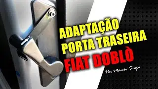 Suporte p/ alavanca porta traseira Fiat DOBLO