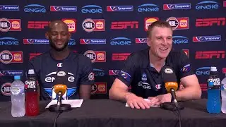 Rhys Carter and Milton Doyle press conference vs Cairns Taipans - Round 21, NBL26
