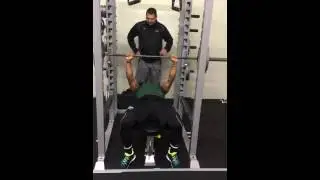 Kenny Jackson Cal Poly 225lbs Bench press