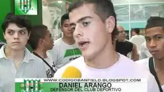 DANIEL ARANGO JUGADOR DEL CLUB DEPORTIVO ATL&Eacute;TICO BANFIELD DE COLOMBIA 28-11