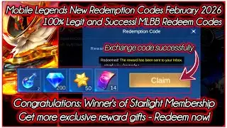 Mobile Legends New Redemption February 28, 2026 MLBB Diamonds Redeem Codes + Free Starlight Card