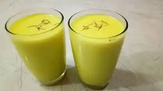 Kacchi Haldi wala doodh | कच्ची हल्दी वाला दूध | Immunity booster Milk made by Raw Turmeric