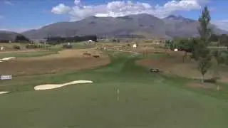 Scott Arnold aces the par-3 7th using his 6-iron during Round 1 NZ Open 2015