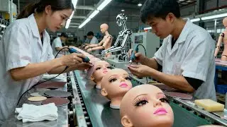 Inside Ultra-Realistic Silicone Doll Factory: From Liquid Silicone to Doll (Full Process)