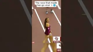 The race that made her go viral 🏃&zwj;♀️➡️. #shorts #trackandfield #athlete #athletics