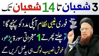 3 Shaban to 14 Shaban 2025 | Allah Ki Ladli Surah | Rizq Aur Dolat Ka Wazifa | Mufti Taqi Usmani