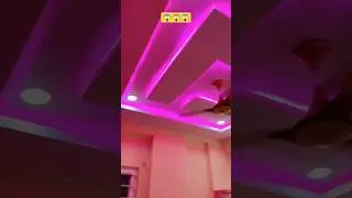 Gypsum Design Ideas for bedroom with fan #shorts #gypsum #interiordesign #youtubeshorts