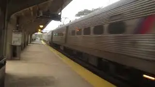 NJ Transit Morris & Essex Line Trains at Madison