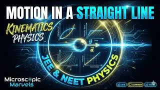Motion in a Straight Line | JEE & NEET PHYSICS | Microscopic Marvels