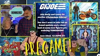 G.I. JOE CLASSIFIED PRE-GAME TO HASBRO PULSE FAN FIRST WEDNESDAY ON 6-22-22 | YO JOE JUNE 2022!