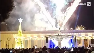NATALE 2024, A FOGGIA INIZIA LA FESTA. ACCENSIONE DELL'ALBERO CON ANTONINO