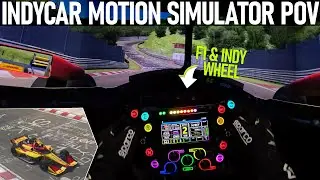 Indycar Motion Racing Simulator Lap at the Nordschleife - Driver's Eye View
