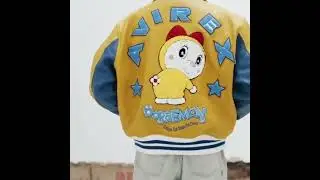 #avirex #doraemon #jacket #leather