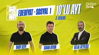 345 YAYINCILIK 10'LU AYT EDEBİYAT - SOSYAL 1 DENEMESİ | 3. DENEME