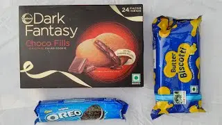 Some Interesting Candy and Surprise | Dark Fantasy with Oreo And Butter Biscotti Unboxing Asmr ||