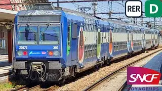 RER D : Ça, c'est de la bonne traction bien bruyante ! En plus d'être très rapide !