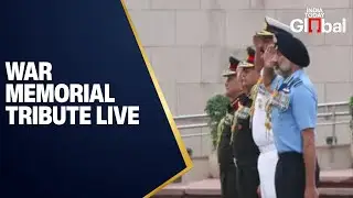 LIVE: Air Force Day | CDS Anil Chauhan and Tri-Service Chiefs Pay Homage at National War Memorial