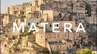 MATERA, Italy. Cave City. 9,000 years of history. 4K. 2025