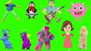 Green screen animal | copyright free animals video |Animals Cartoon