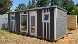 Обзор мобильной бани из нашего каталога МБ 28
