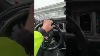 Almost crashed my scatpack tryna play in the snow 🤦🏽&zwj;♂️