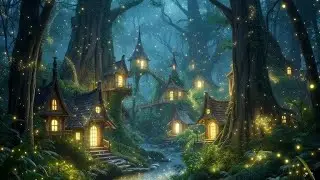 Fantasy fairy village 🧚 ambient relaxing music 