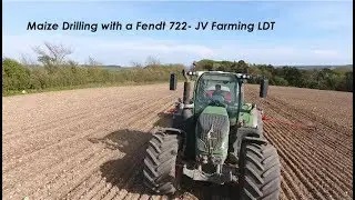 Drilling Maize Fendt 722 - JV. Farming LTD