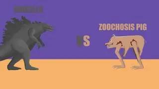 Godzilla VS Giant Zoochosis Pig | Godzilla VS Zoochosis Level Challenge