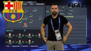 FIFA 22-BEST FC BARCELONA Formation,Tactics and Instructions