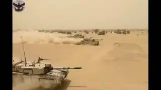 firepower of MBT Arjun at the Pokharan Field Firing Ranges.