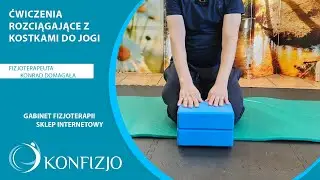 Ćwiczenia rozciągające z kostkami do jogi