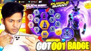 I Got 0001 Number In Galaxy Bunny bundle 😱 Garena Free Fire 