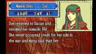 Fire Emblem: Binding Blade: Endgame Cutscene, Credits, & Unit Records