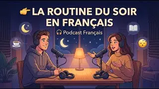 Ma Routine du Soir en Fran&ccedil;ais 🌙 Apprendre le Fran&ccedil;ais Naturellement