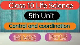 30MCQ // Control and Co-Ordination Class10 LifeScience #sikshya_bhawan_odia #class10mcq