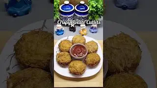 Crispy Potato Cutlets #shorts #recipe #potato #cutlet #trending #viral #cooking #shortsfeed #snacks