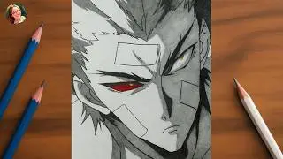 How to Draw Garou | One Punch Man | Step-by-Step Anime Tutorial