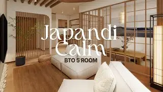 Japandi BTO Renovation Singapore | 5-Room Tampines Green Quartz Home Tour