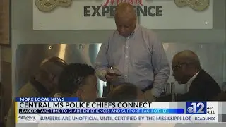 Central Mississippi police chiefs connect during luncheon
